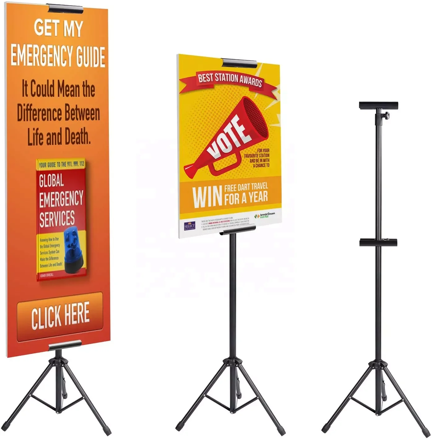 big order low price advertising tripod banner stand made in china