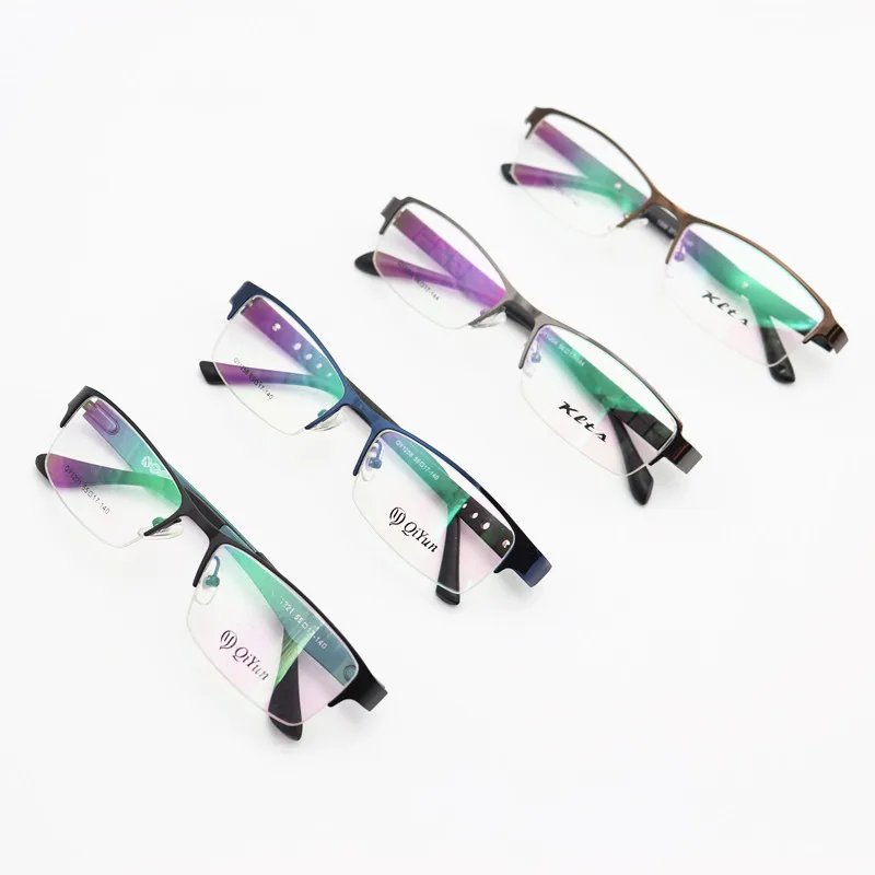 Wholesale Promotional  Metal Optical Frame Assorted Mixed Unisex Stock Eyewear Ready Goods Stainless Steel Eyeglasses Frame