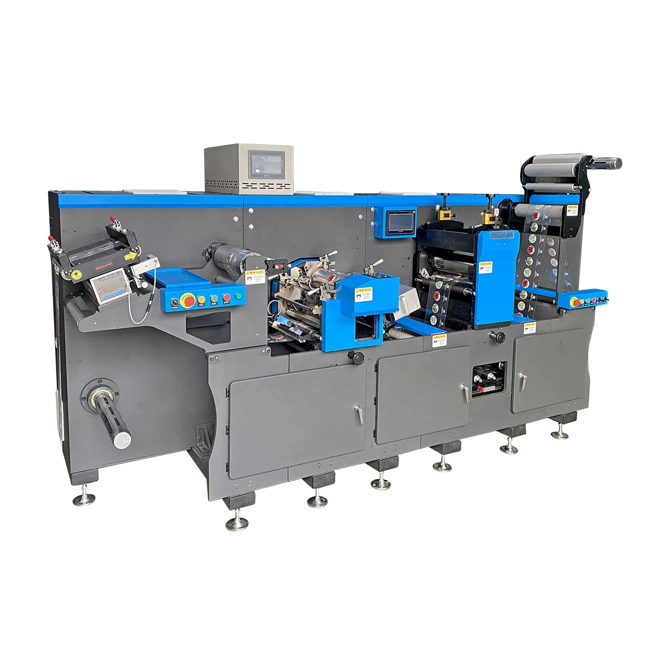 RDA-350E HONTEC Post press equipment of asynchronous fitting round knife die cutting machine