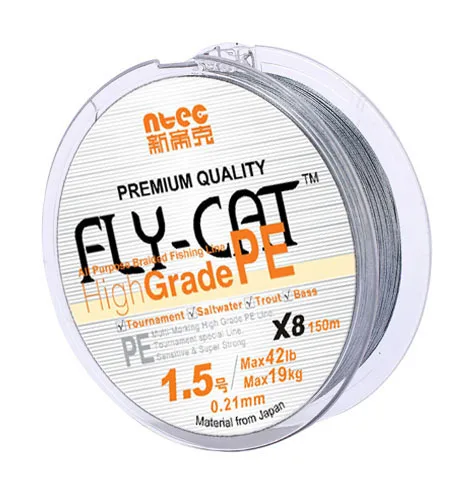 4 Weaves UHMWPE Braided Jigging Fishing Line