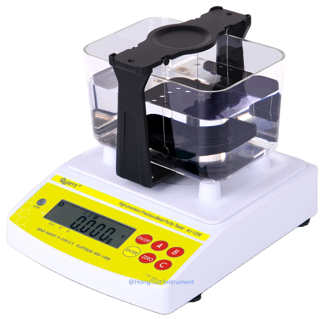 Digital Precious Metal Gold Density Testing Machine Electronic Gold K Value Analyzer Purity Tester AU-200K