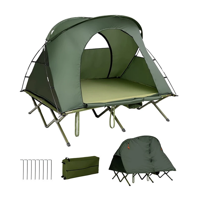 1-2 Persons Waterproof Off Ground Tent Outdoor Tents Hiking Camping Bed Tent Cot