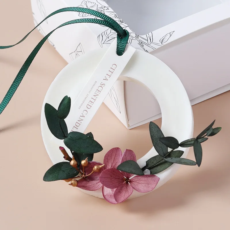 RTS Home Decoration birthday gift Bathroom aromatherapy tablets candle Jars Holders Soy Wax Scented Candle for party