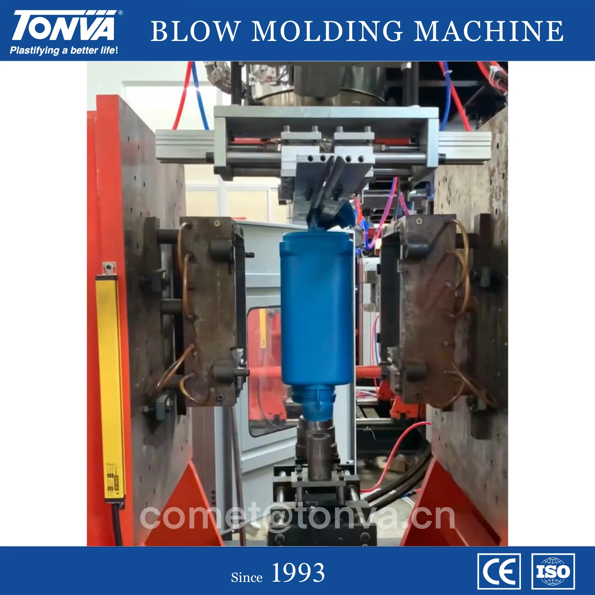 plastic spray blow molding making machine
