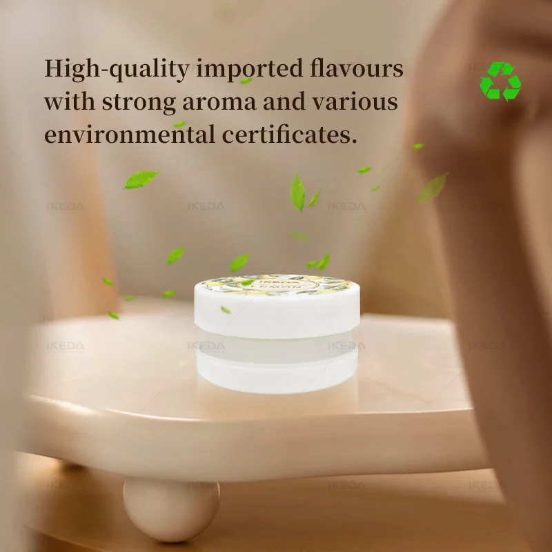 Wholesale Factory Direct Sale Aromatic Scent Fragrance Aroma Deodorant Solid Gel Home Bathroom Car Air Freshener