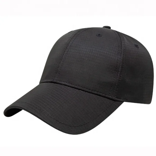 Soft Solid Active Wear Cap medium profile 6 panel soft structured snap back cap performance sports cap