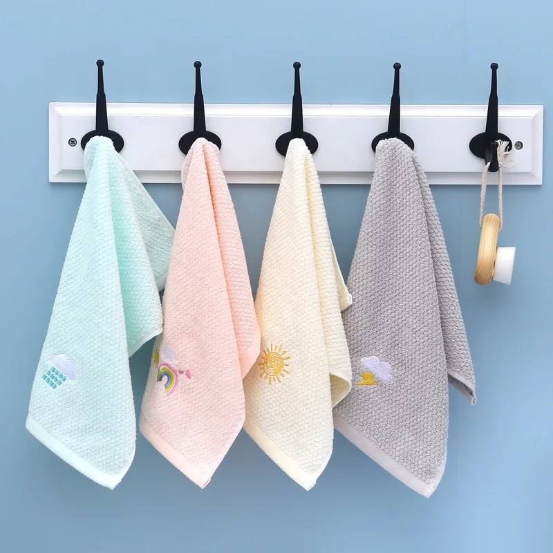 Wholesale 100% Pakistan Organic Cotton Towel Baby Character Towel With Weather