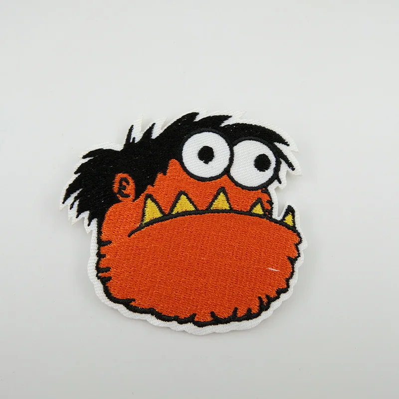 Custom Logo Embroidered Patch for Garment Decoration Sew On Full Embroidery Letter Patch