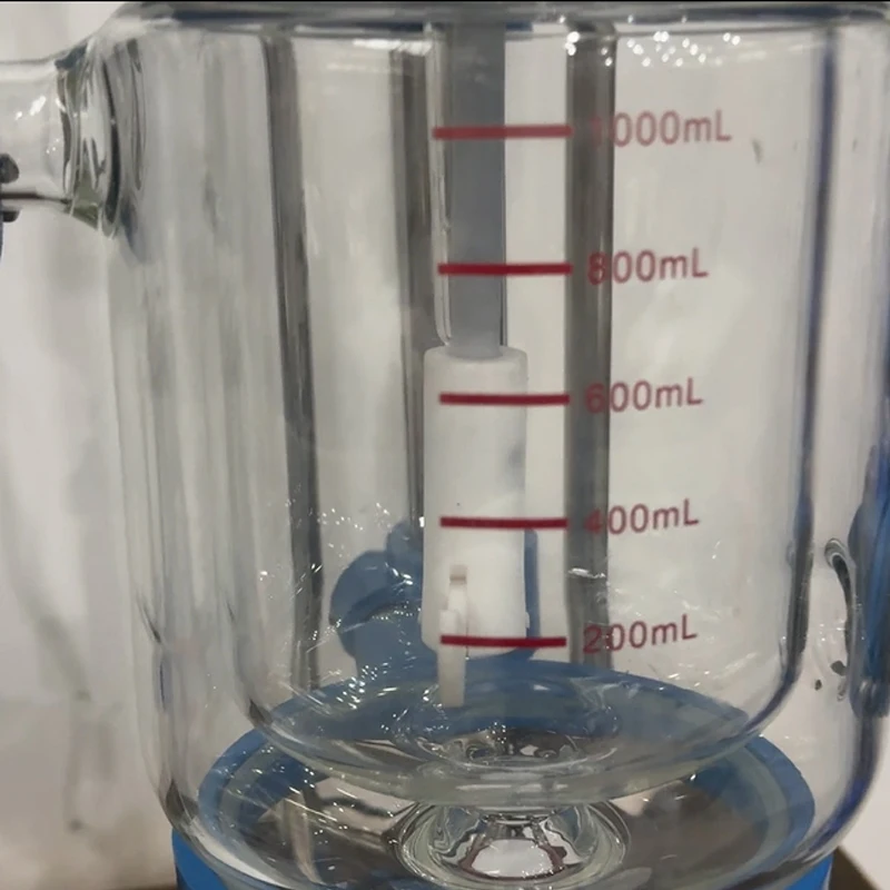 Competitive Pricing 1Liter Glass Reactor Laboratory Glass Reactor Price Jacketed Glass Reactor Price For Lab Use