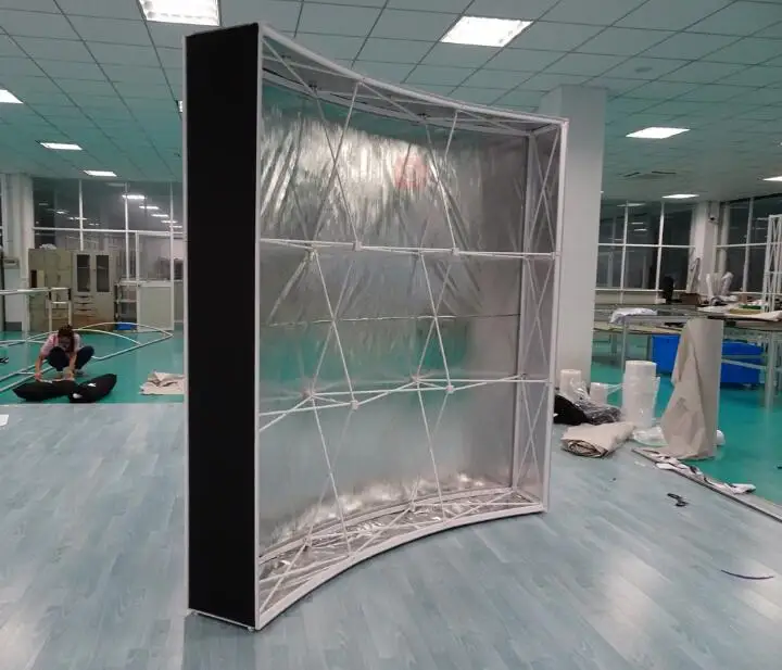 100% полиэстер черная ткань для SEG light box