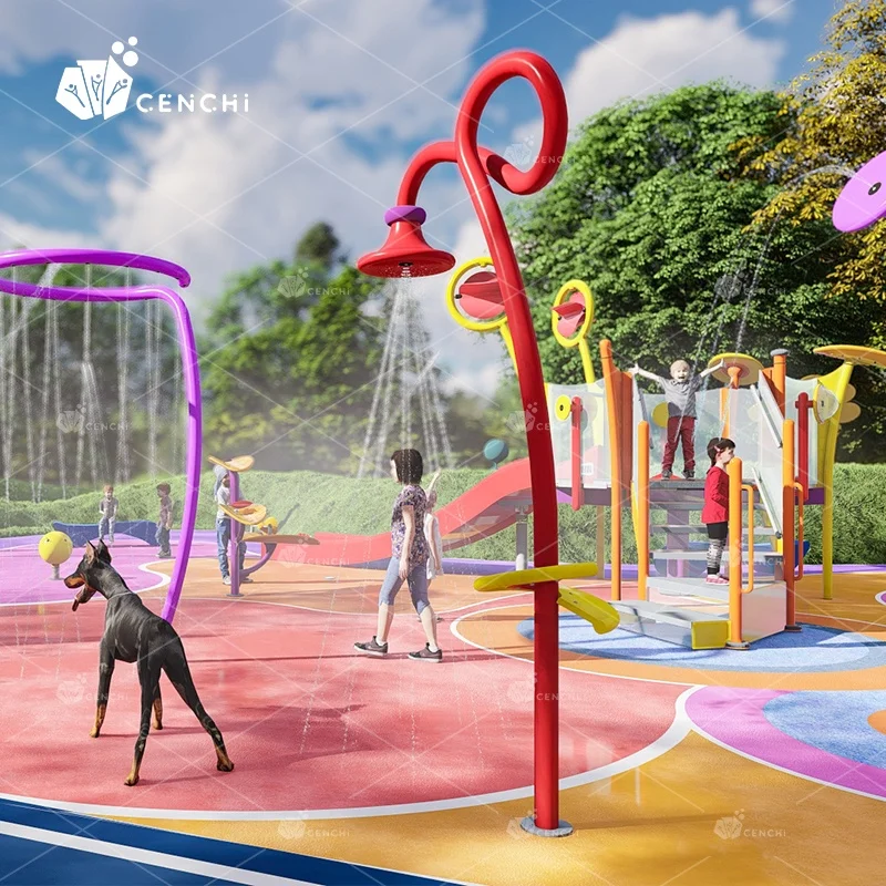 Cenchi splash pad swimming pool water park at home bakcyard commercial hotel spa playground equipment