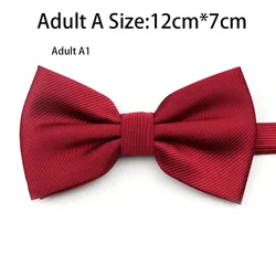 Classical Solid Fashion Bowties Groom Men Colorful Striped Cravat Grid Male Marriage Butterfly Wedding Bow Ties