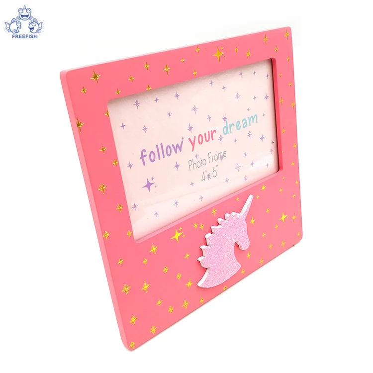 Wholesale Love Family and Office Decor Table Top Easel Distressed Pink Wood Finish Picture Photo Frame