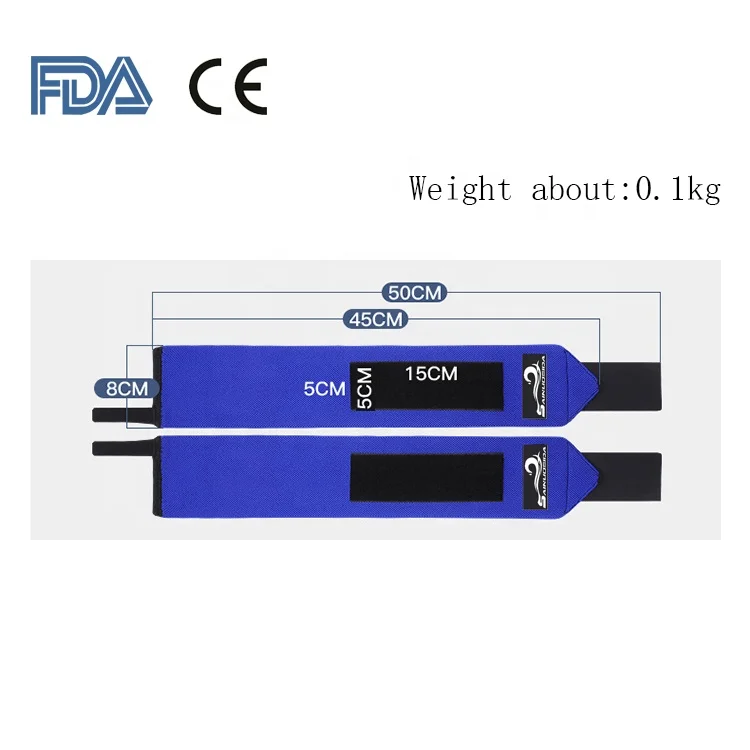 
2019high quality factory price elastic winding compression breathable wrist support/wrist bracer/wrist bandage 