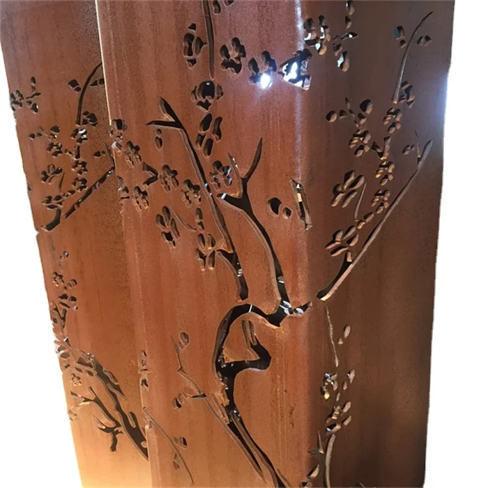 Лидер продаж, садовый светильник corten на солнечной батарее