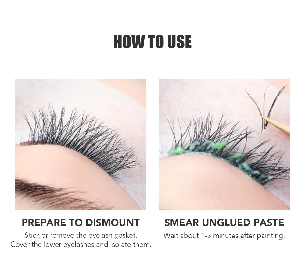 Affordable Easy Remove Propylene Carbonate eyelash glue dissolver  Customized eyelash glue removal cream