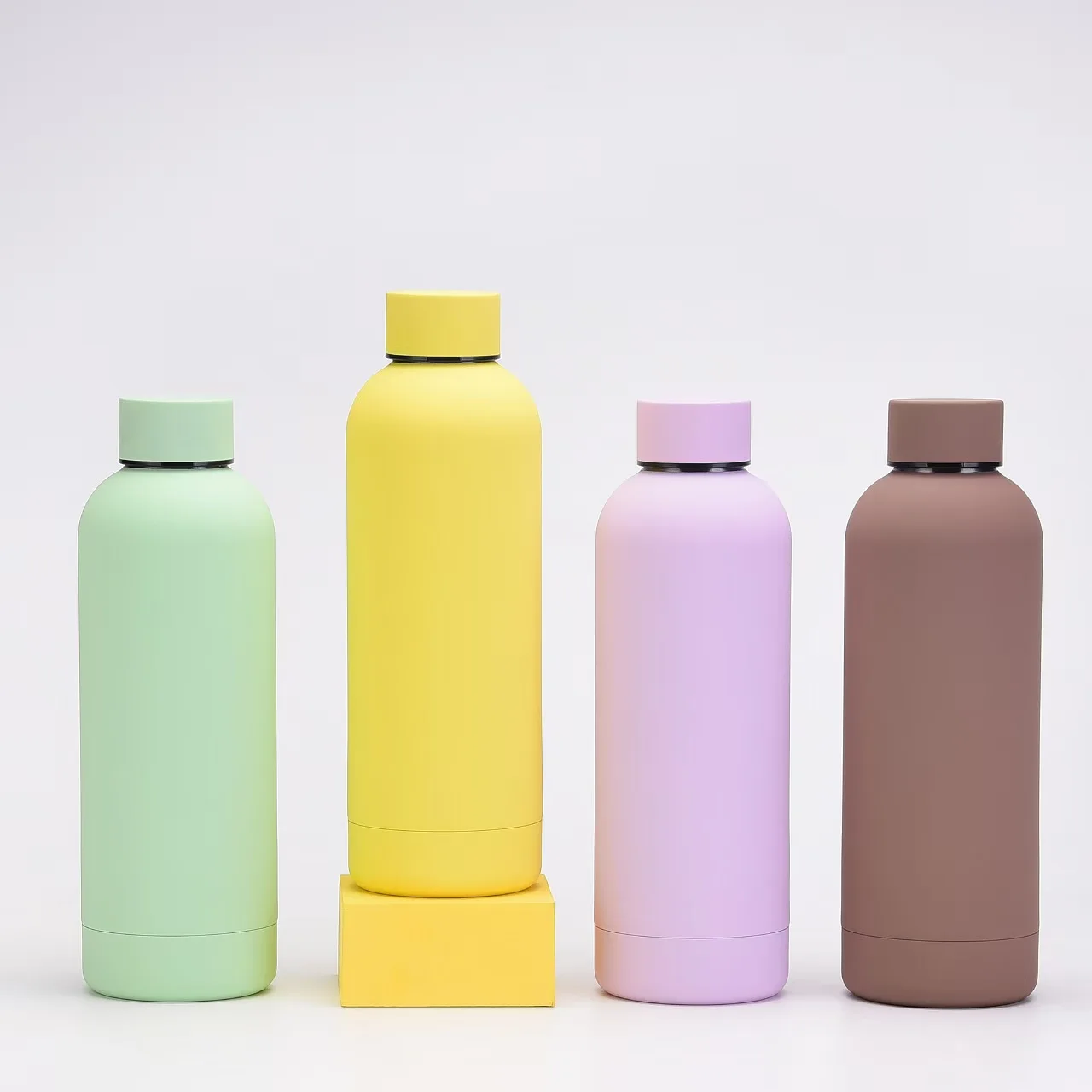 New Style 34oz stainless steel Insulated Vacuum Flask 1l Ceramic Reusable Drink water bottles