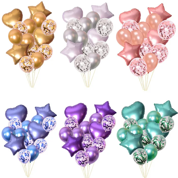 Adornos Navidenos Etkinlik Ve Parti Malzemeleri Artigos De Festas Vinilos Para Globos Round Foil Balloon Set Ballon Frozen