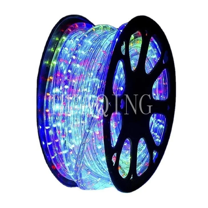 CE катушка светодиодная веревка наружное украшение рождественская декоративная трубка веревка светодиодная высокая яркость садовая гирлянда светодиодная веревка