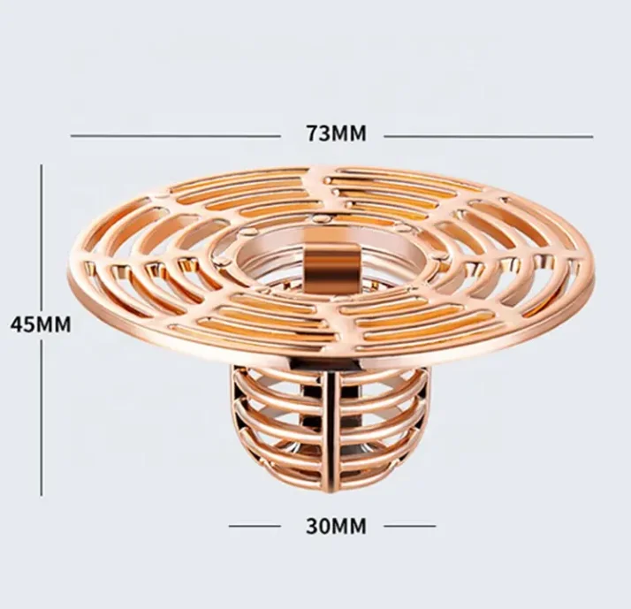 Modern White Plastic Bathroom Floor Drain Accessory Core Anti-odor Sewer Pipe Anti-Reverse Odor Drainer Opening Cover