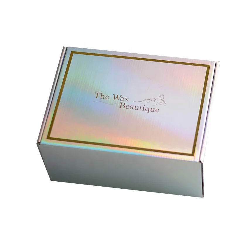 Парики с логотипом на заказ, косметика для ухода за кожей, коробка из гофрированной бумаги