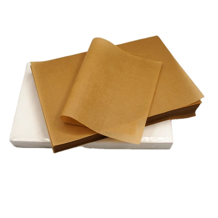 35gsm 38gsm 39gsm 40gsm Unbleached Double Sides Silicone Coated Parchment Baking Paper