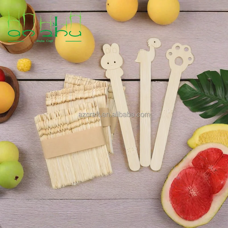 Высокое качество экологически чистые по Заводской Цене деревянные бамбуковые палочки для мороженого
