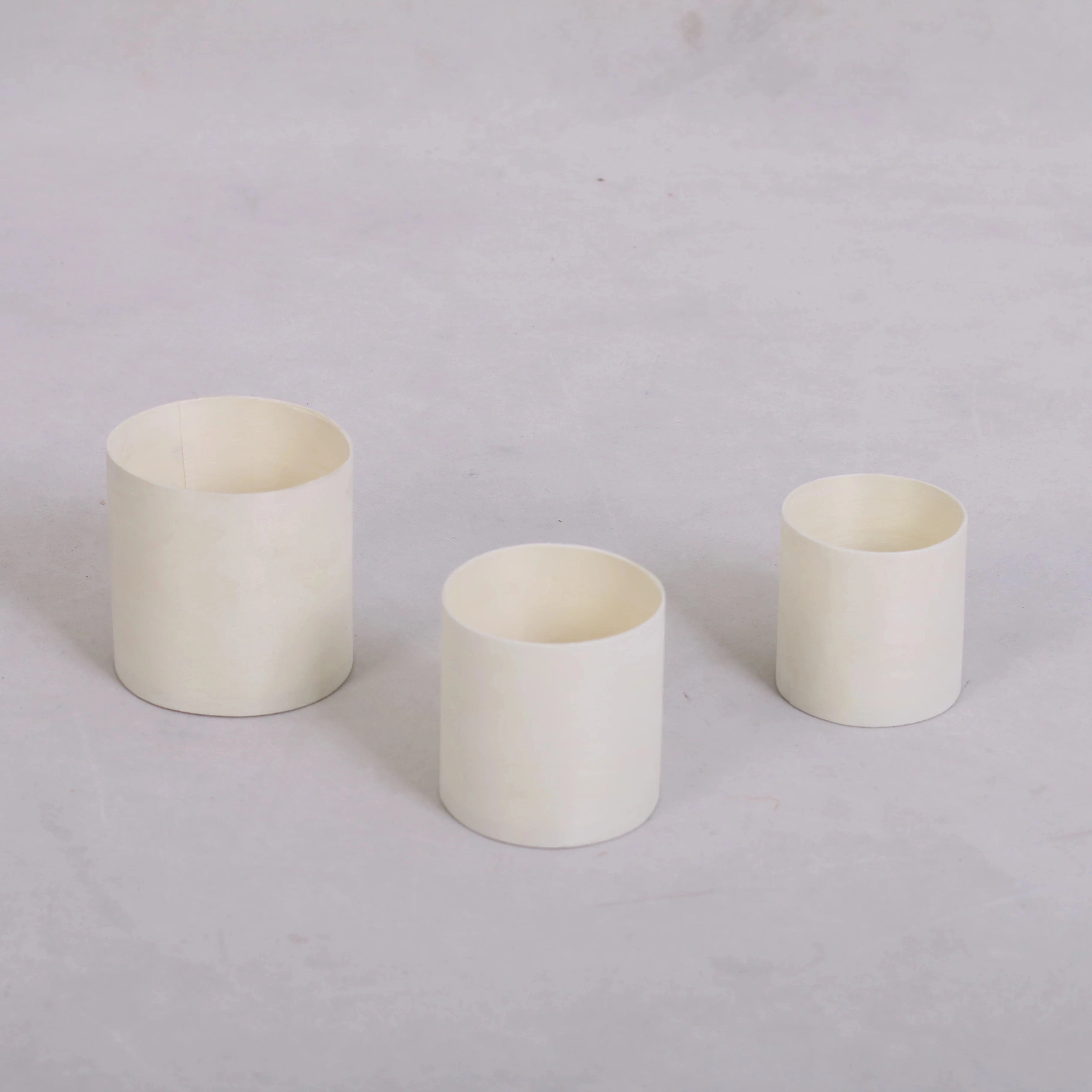 Home and office handy wood organizer customize S/3 pen holder real wood Round  brush pot cylinder pen container included