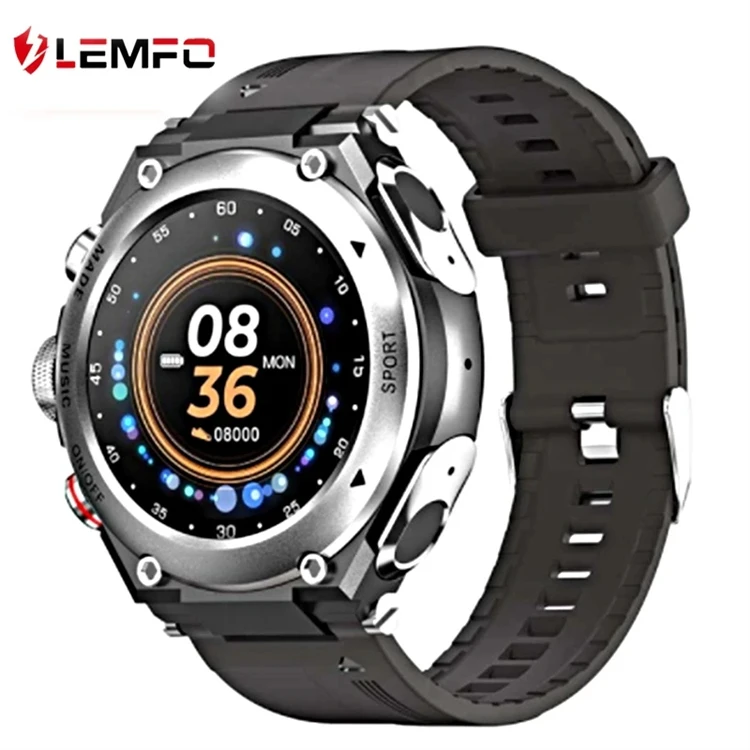 LEMFO temperature and blood oxygen monitoring multifunctional exercise pedometer dual earphones T92 smart watch bracelet