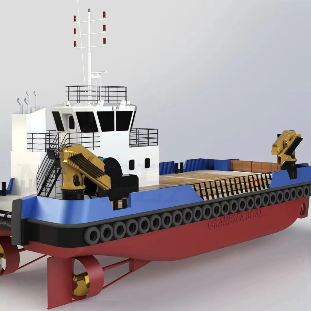 Grandsea offshore 24m 80ft кран баржа лодки для продажи