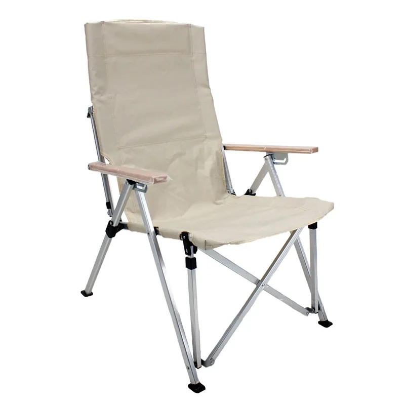 Durable Folding Camping Picnic Chairs Outdoor Foldable Garden Chairs woodencbeachen Wood Aluminum Carton Box Beach Chairs