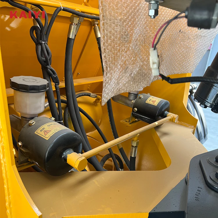Shandong Kaiyi 10-80s Professional Backhoe Loader Mini Wheel Tires Loader And Excavator For Sale