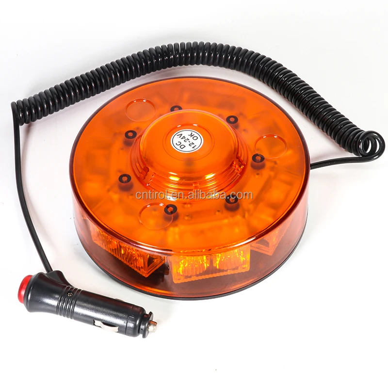 TIROL Construction Vehicles Truck Car Rooftop Safety Flashing Strobe Beacon Magnetic LED Emergency  Warning Lamps Lights