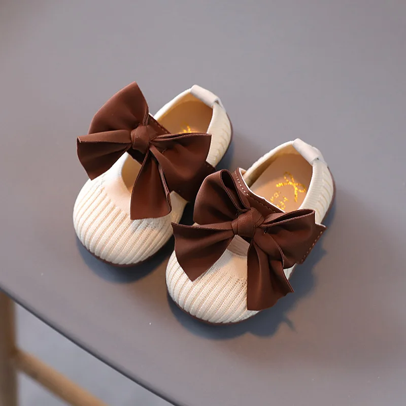 1-2 years old girl single shoes princess shoes toddler indoor and outdoor soft sole toddler shoes