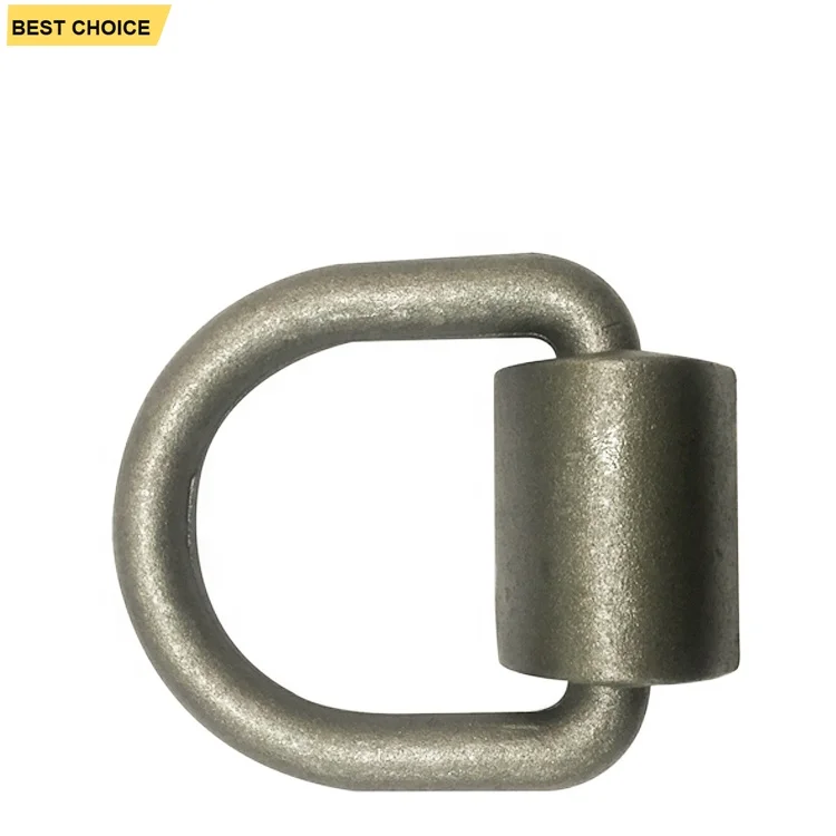 GL-14161 5 /8 inch Forged Container Lashing D Ring with Clamp