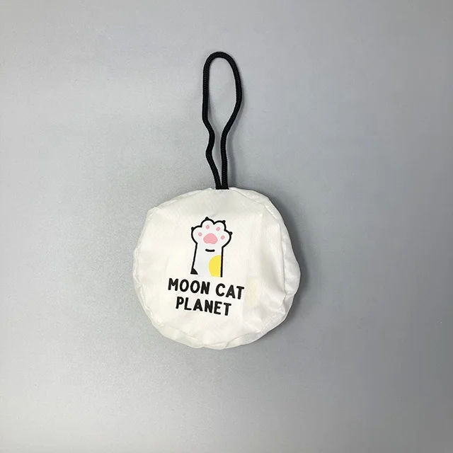 Gym Shopping Bag Reusable Nylon Foldable Nylon Foldable Shopping Travel Bag Customized Nylon Packing Hand Bag