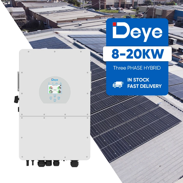 High Battery Voltage Deye 8KW 10KW 12KW 15KW 20KW 3 Phase Hybrid Inverter With EU Stock