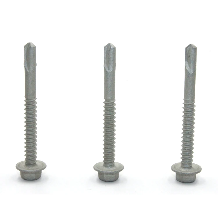 Galvanized Hex flange head Self drilling Building Roofing Screws Hex Head Self Drilling Screws Tek Screws Tornillos