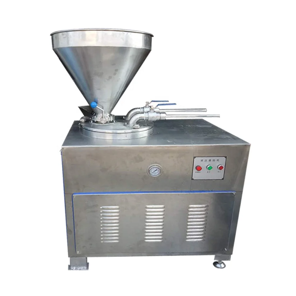 Hydraulic sausage filling machine full stainless steel sausage filler sausage making machine