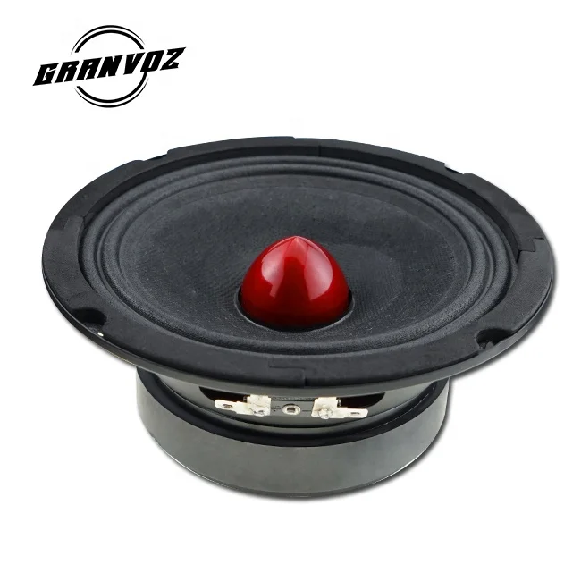 PRO GM8.4  4ohm  360W Aluminum Red Bullet car  audio Speakers  8 inch midrange speaker