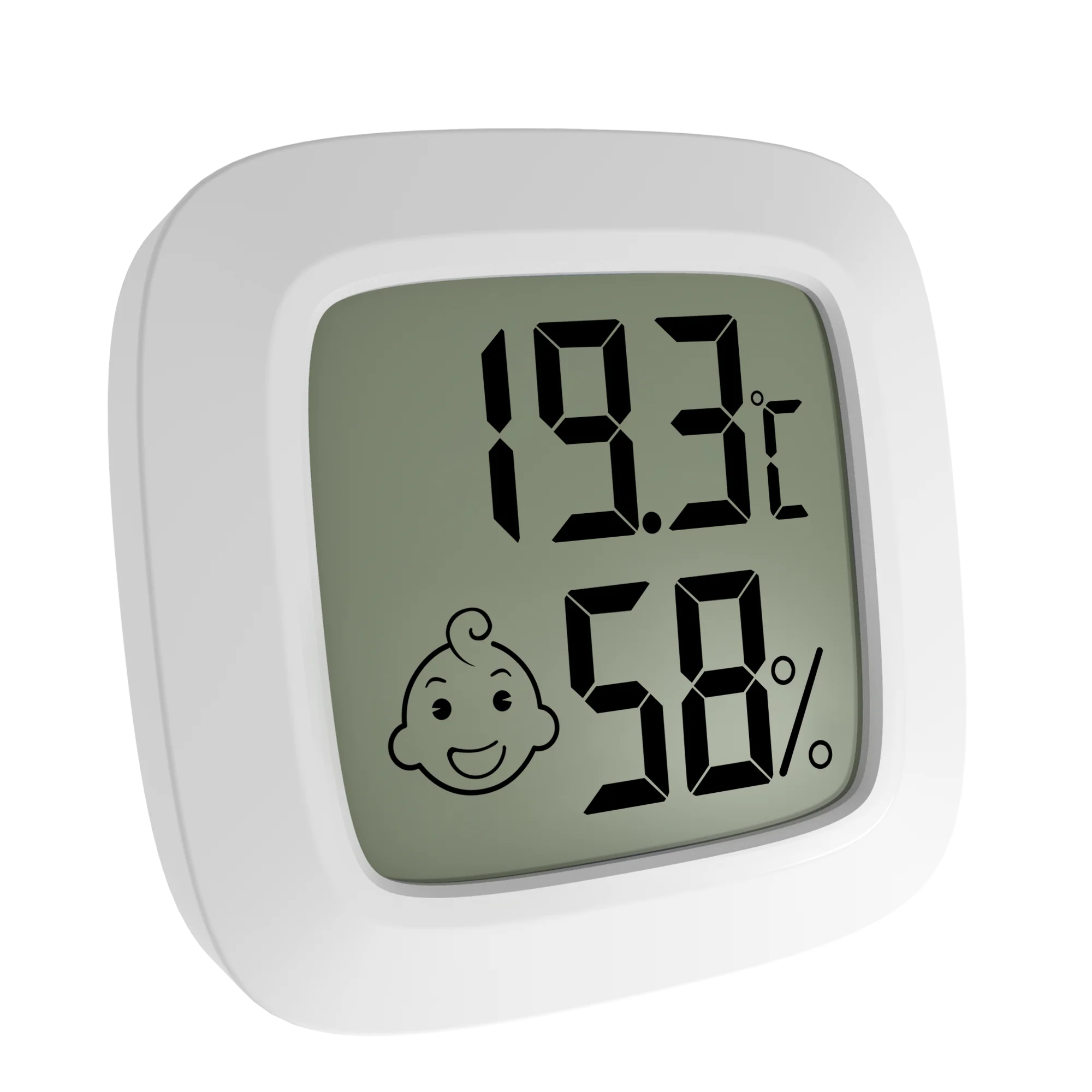 AMAZON Mini household and Indoor Temperature Humidity-  Fahrenheit units  for baby room,office,restaurant, with magnet and tags