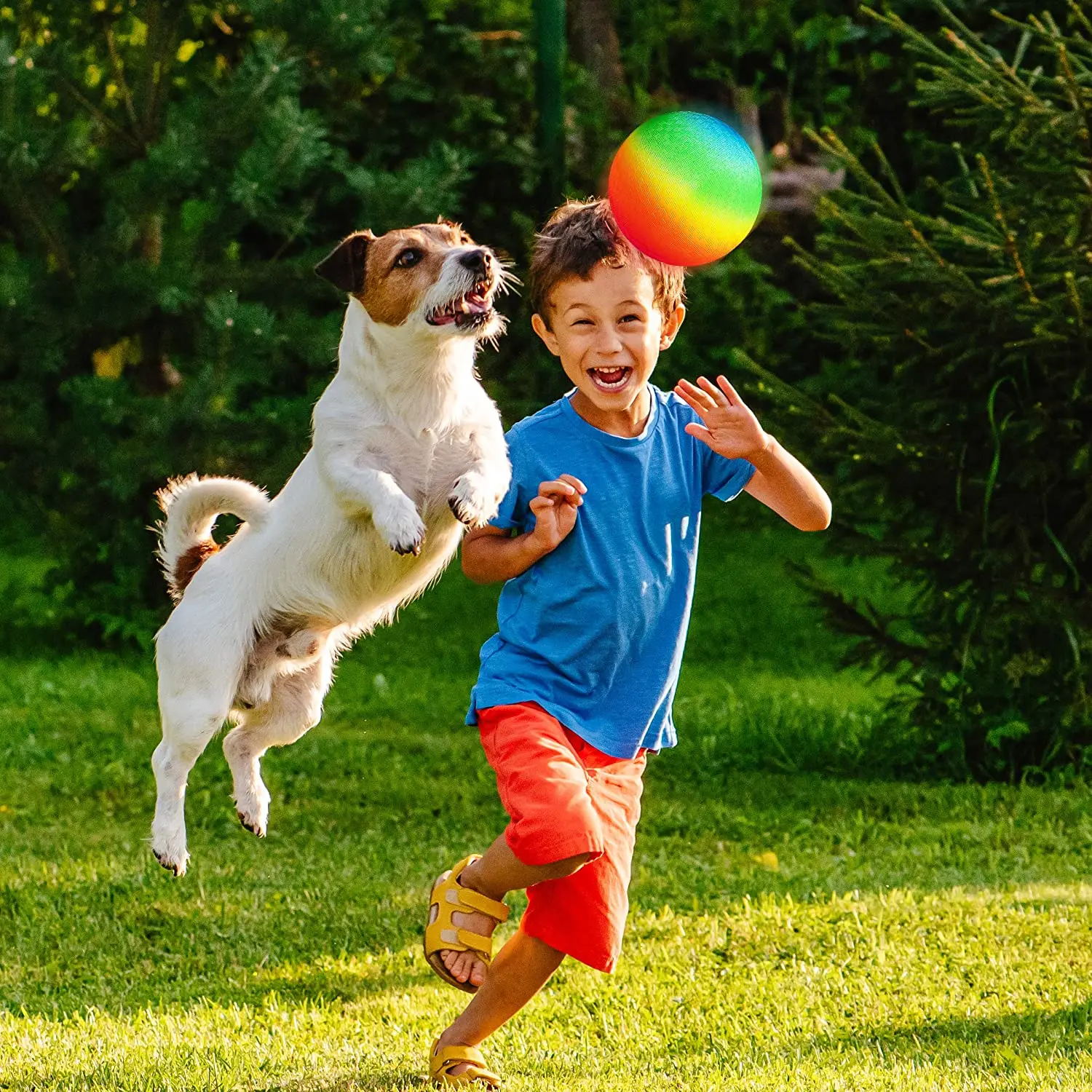 Радужные игровые мячи надувные 9 дюймов для детей и взрослых игры в помещении на открытом воздухе