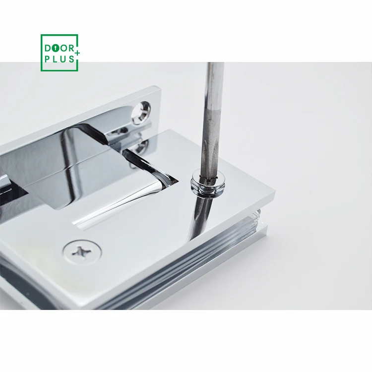 Doorplus Europe North American Brass Bracket Hinge Used For Shower Room Glass Bathroom Shower Hinge Hardware Glass Door Hinges