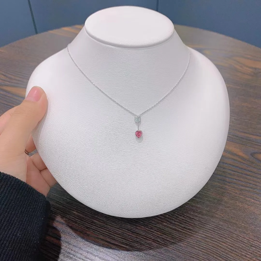 Hot Fashion Ins Fine Jewelry Wholesale 925 Sterling Silver 18k Gold Plated Zirconia Jewelry Pendant Necklaces For Women