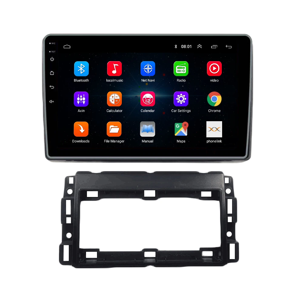 For Chevrolet SILVERADO TAHOE EQUINOX  Radio Headunit Device 2 Double Din Quad Octa Android Car Stereo GPS Navigation Carplay