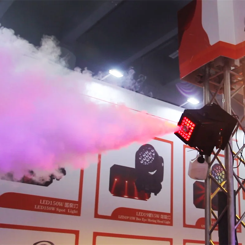 dj power fog effect LED stage Haze machine Change direction Control Panel 1500W suspension DMX512  Smoke  Machine