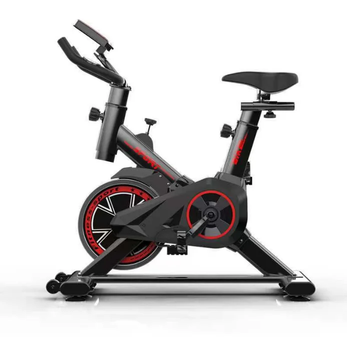 Sunny Health Endurance Magnetic Belt Drive Cycling Exercise Bike Stationary Upright Spinning Bike