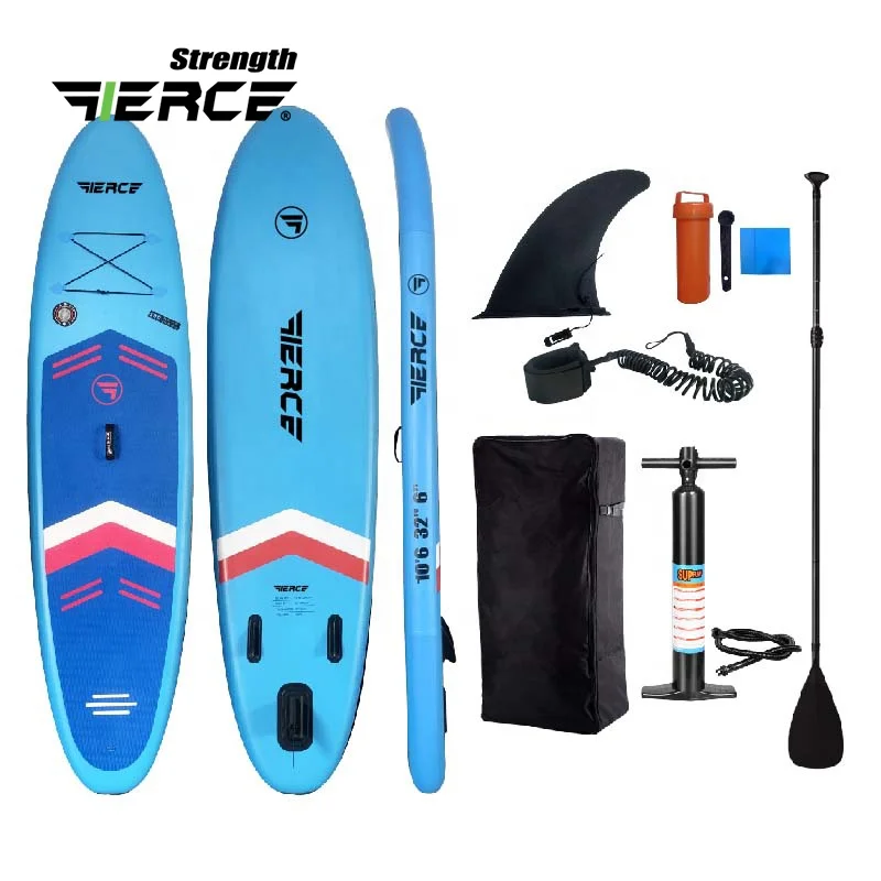 Свирепые 2024 оптовая продажа Заводская поставка доска для серфинга sup paddle surf надувная ЕС весло