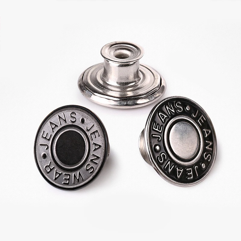 Metal jeans button detachable pants fashion clothing accessories jacket jacket jacket decorative button