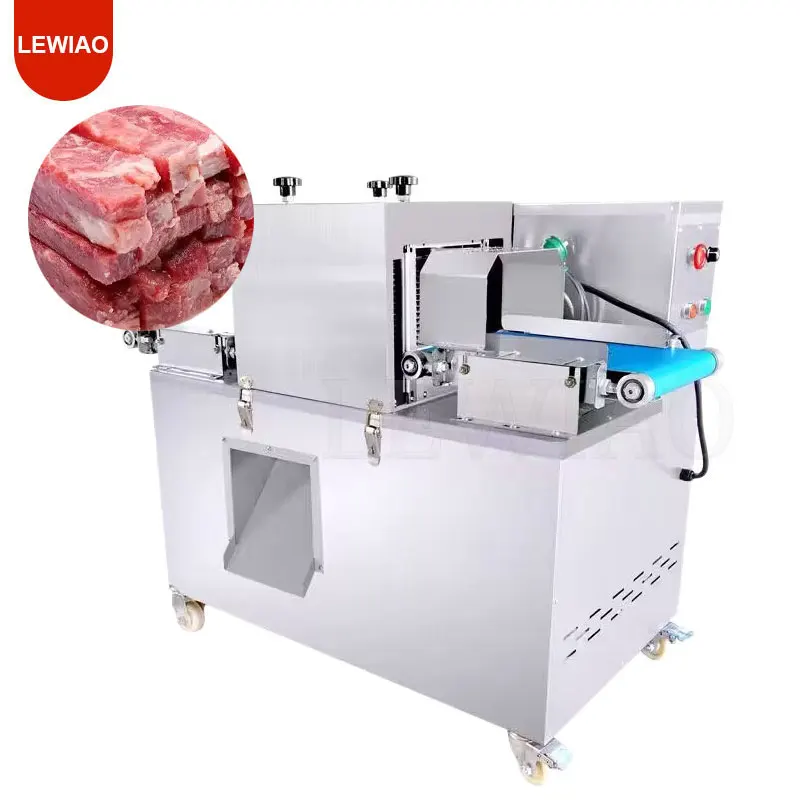 Stainless Steel Belt Conveyor Chicken Breast Filleting Machine Small Chicken Breast Horizontal Fresh Meat Slicer